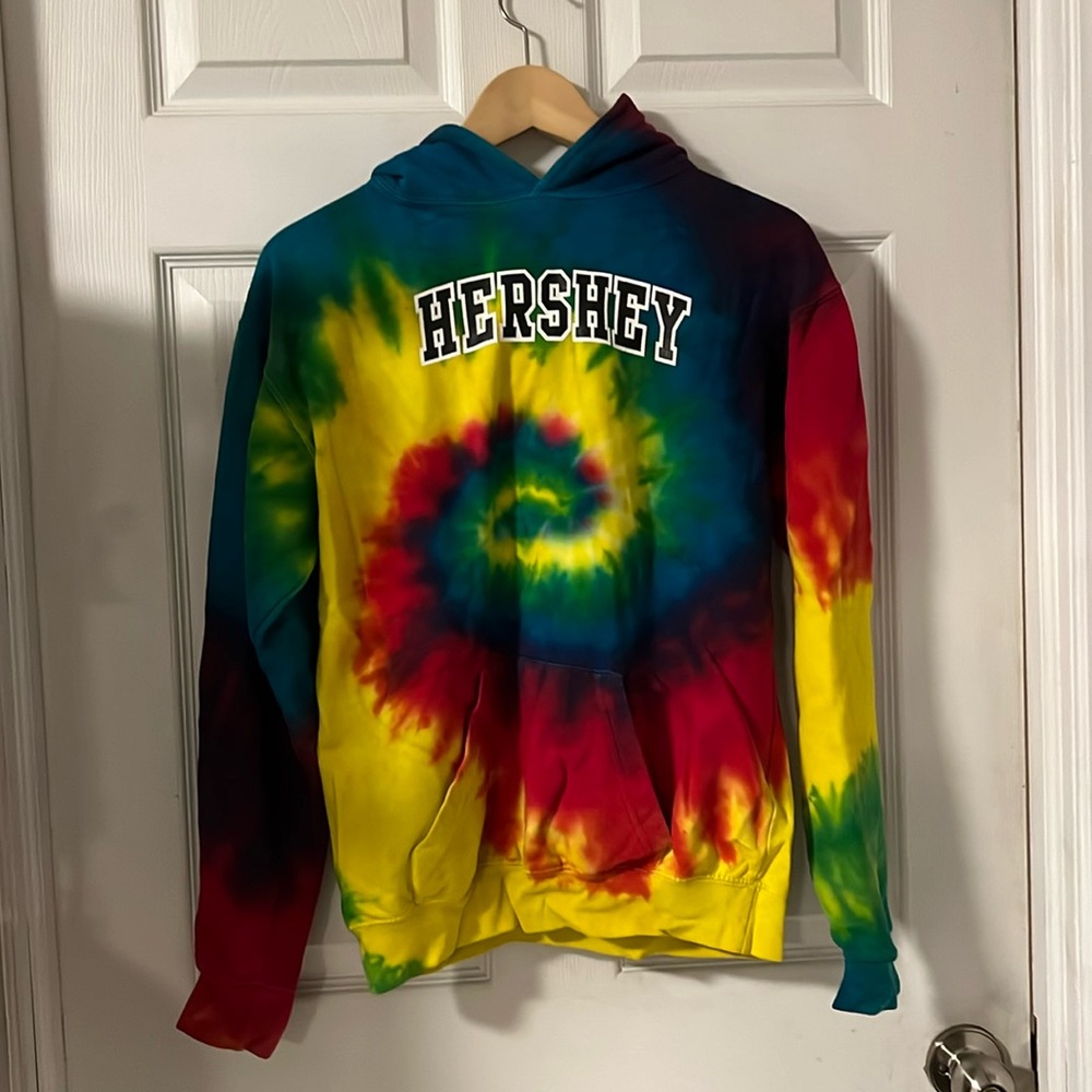hersheys tie dye hoodie